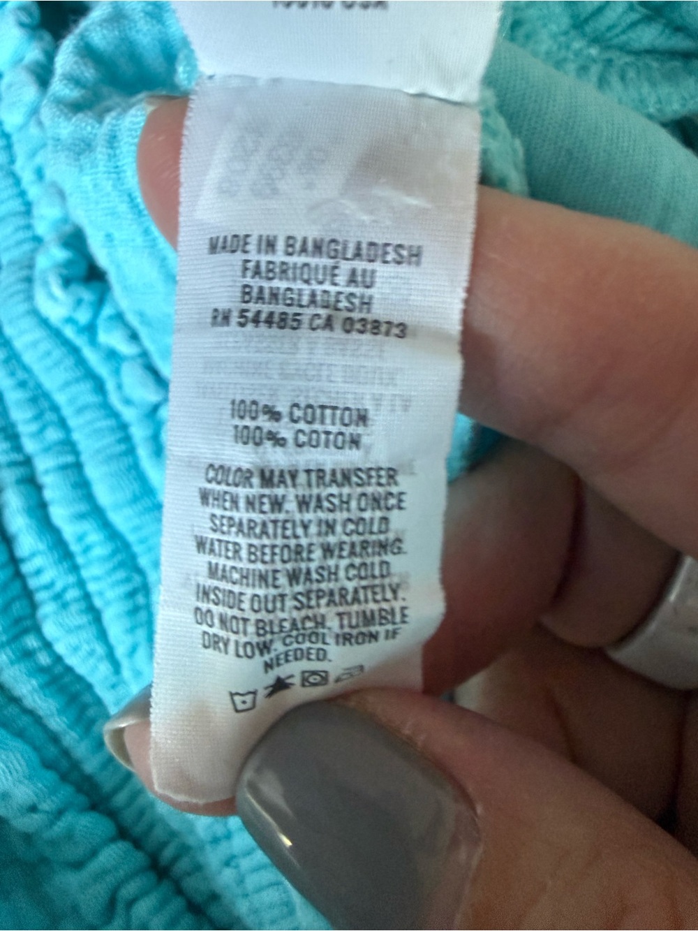 Aerie Gauzy High Waisted Short Size Medium Sky Blue Color - Picture 5 of 6